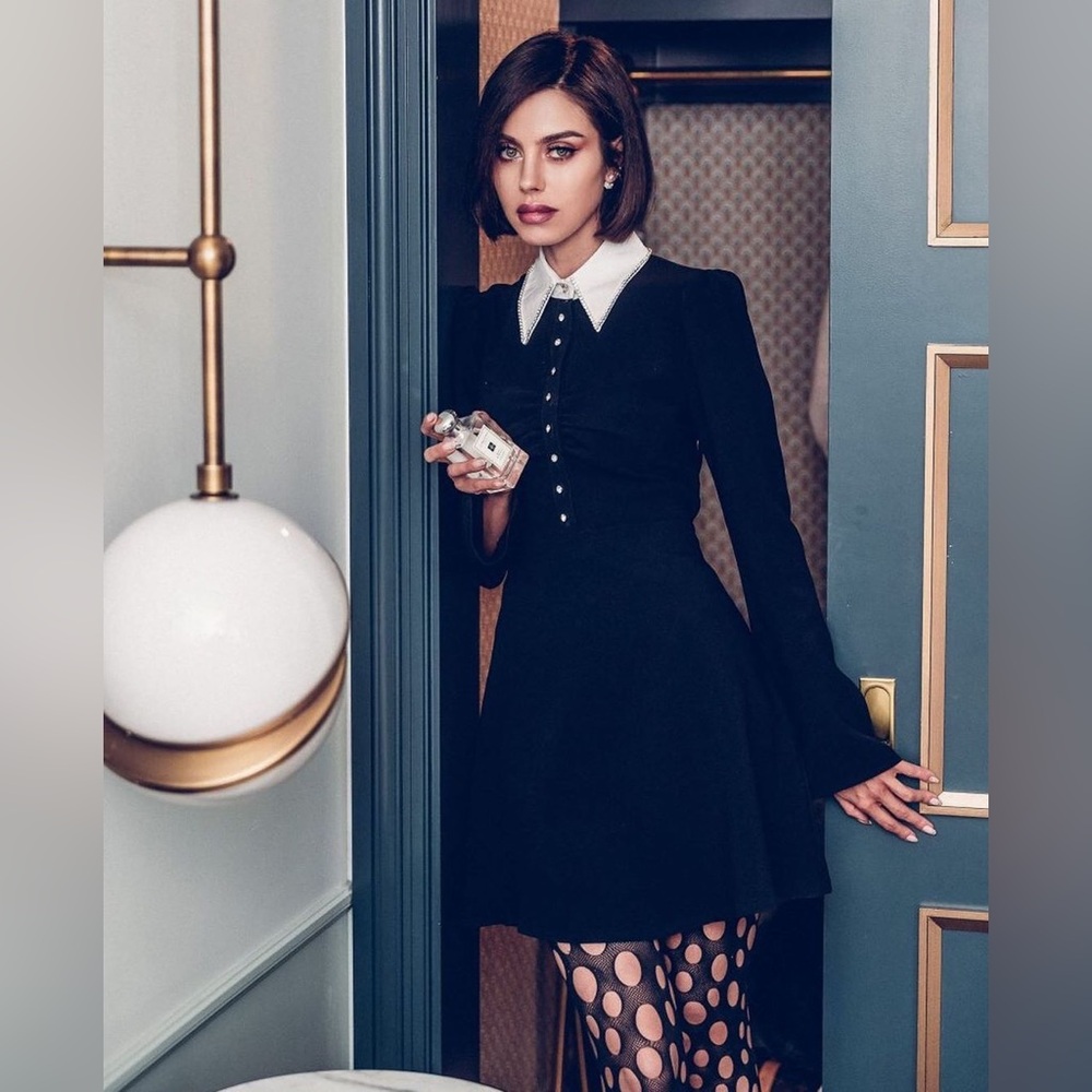 Cinq à Sept Black Mini Dress